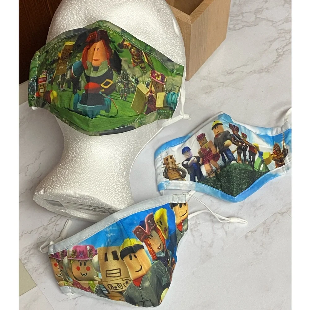 Roblox reusables cloth Face mask for Kids
